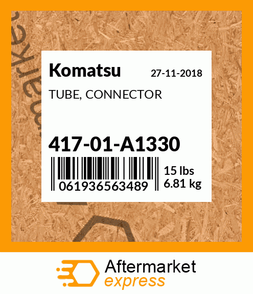 Spare part 417-01-A1330 + TUBE, CONNECTOR