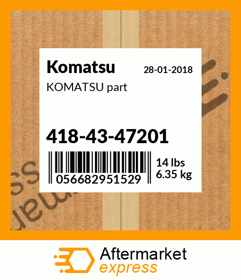 KOMATSU part