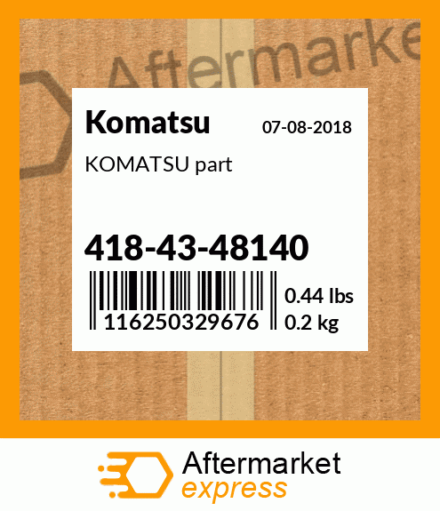 KOMATSU part