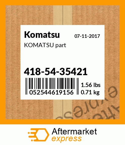 KOMATSU part