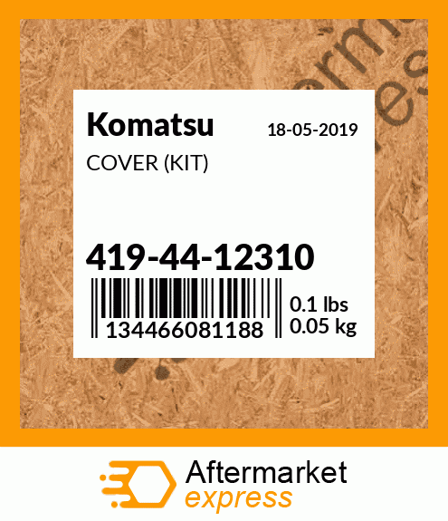 Spare part 419-44-12310 + COVER (KIT)