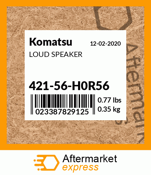 Spare part 421-56-H0R56 + LOUD SPEAKER