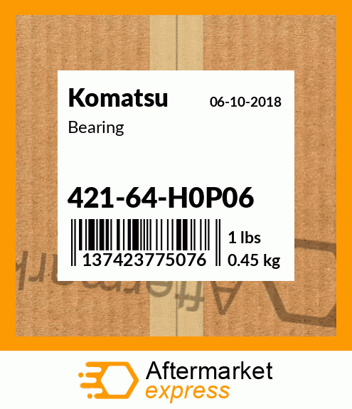 Spare part 421-64-H0P06 + Bearing