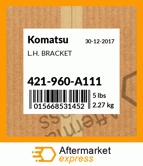 Spare part 421-960-A111 + L.H. BRACKET