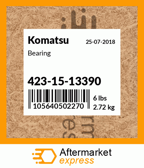 Spare part 423-15-13390 + Bearing