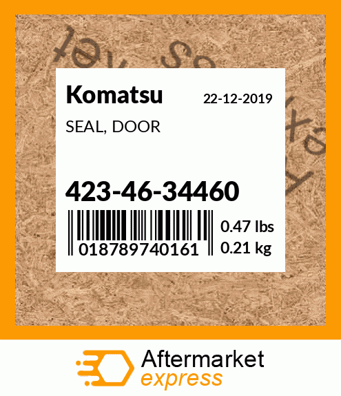 Spare part 423-46-34460 + SEAL, DOOR