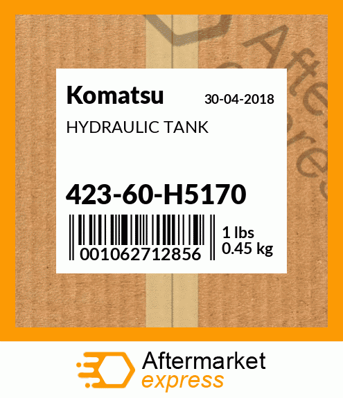 Spare part 423-60-H5170 + HYDRAULIC TANK