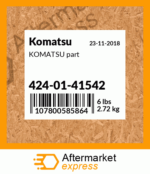 KOMATSU part 424-01-41542