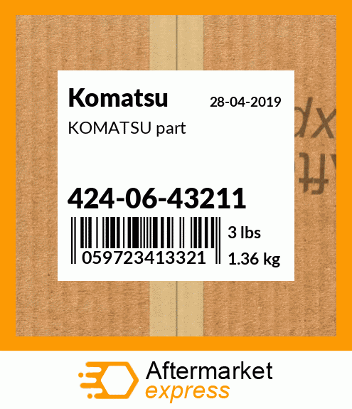 203-60-31160 - Tube fits Komatsu | Price: $13.27