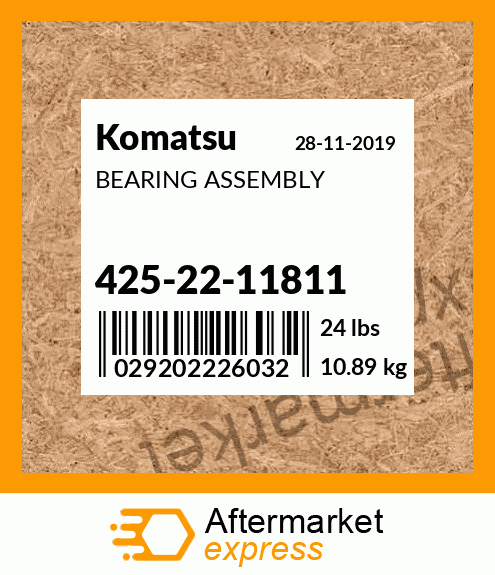 Spare part 4252211811 + BEARING ASSEMBLY