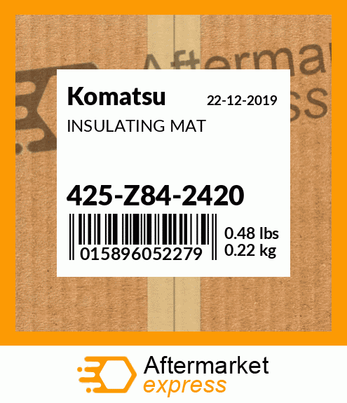 Spare part 425-Z84-2420 + INSULATING MAT