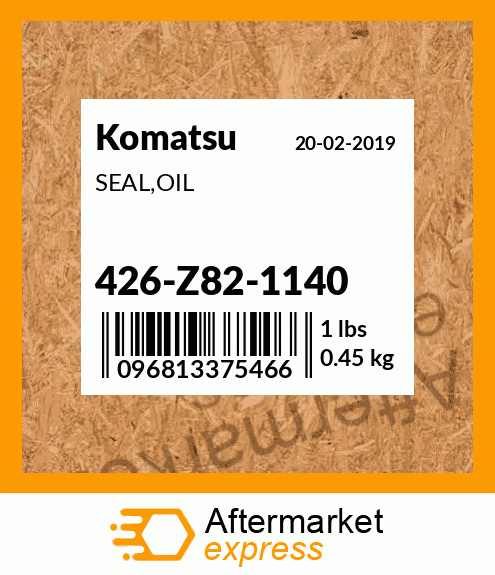 Spare part 426-Z82-1140 + SEAL,OIL