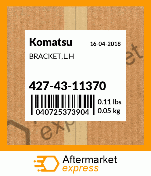 BRACKET,L.H 427-43-11370