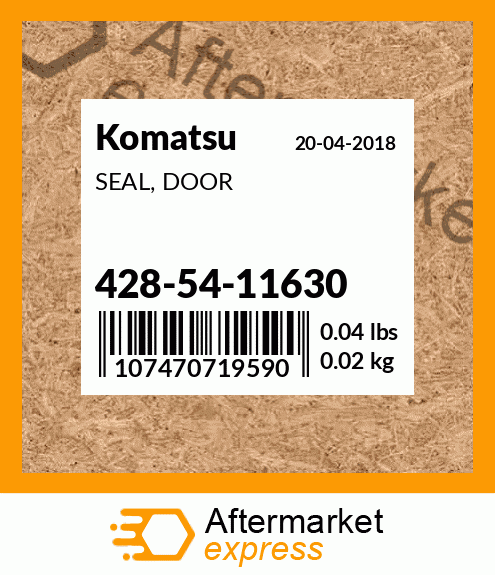 Spare part 428-54-11630 + SEAL, DOOR