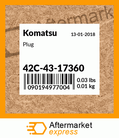 Plug 42C-43-17360
