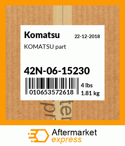 KOMATSU part 42N-06-15230