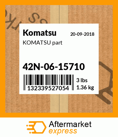 KOMATSU part 42N-06-15710