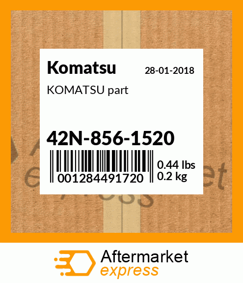 KOMATSU part 42N-856-1520