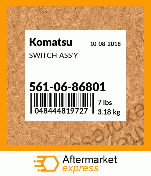 SWITCH ASS'Y 561-06-86801