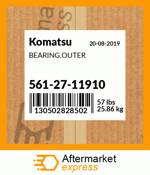 Spare part 561-27-11910 + BEARING,OUTER