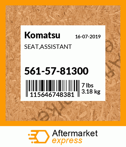 Spare part 561-57-81300 + SEAT,ASSISTANT