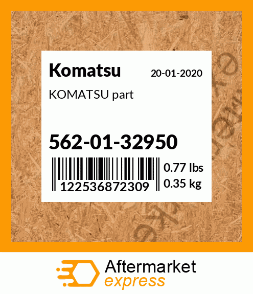 KOMATSU part 562-01-32950