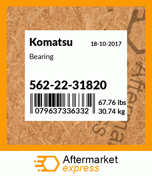 Spare part 5622231820 + Bearing