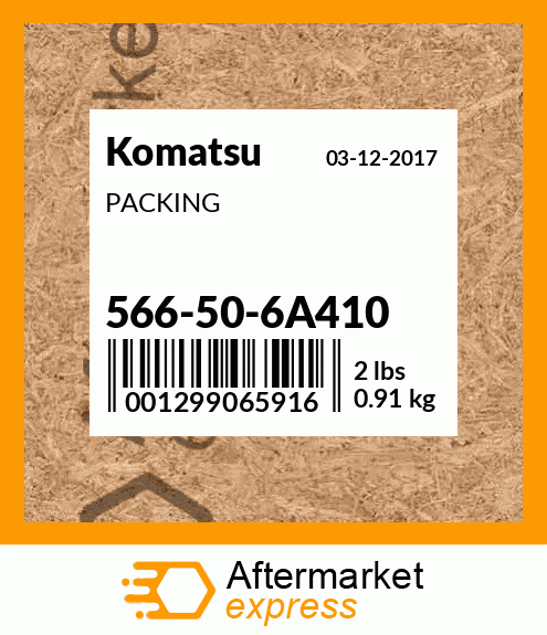 Spare part 566506A410 + PACKING