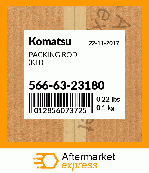 PACKING,ROD (KIT) 566-63-23180