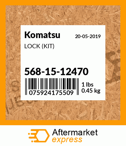 Spare part 568-15-12470 + LOCK (KIT)