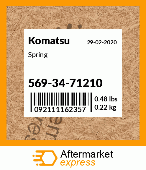 Spring 569-34-71210