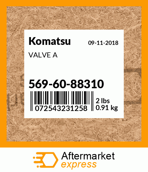 VALVE A 569-60-88310