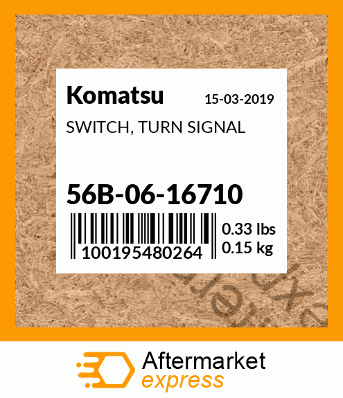 SWITCH, TURN SIGNAL 56B-06-16710