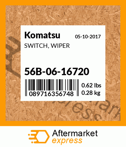 SWITCH, WIPER 56B-06-16720