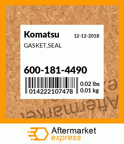 GASKET,SEAL