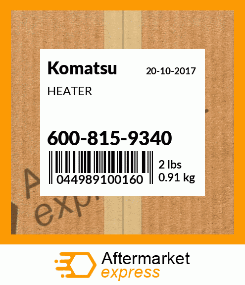 Spare part 6008159340 + HEATER