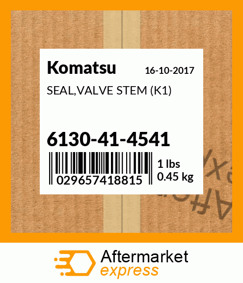 Spare part 6130-41-4541 + SEAL,VALVE STEM (K1)