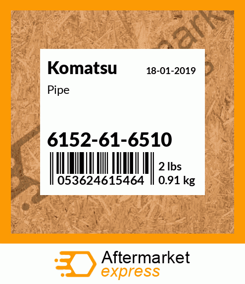 Spare part 6152-61-6510 + Pipe