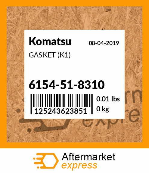 Spare part 6154518310 + GASKET (K1)