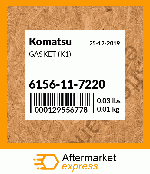 Spare part 6156117220 + GASKET (K1)