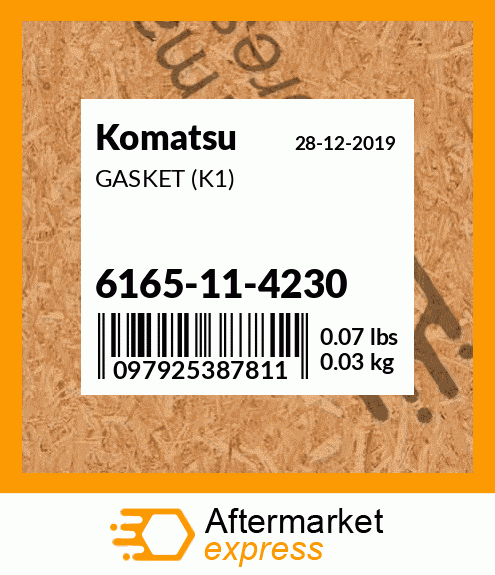 Spare part 6165-11-4230 + GASKET (K1)