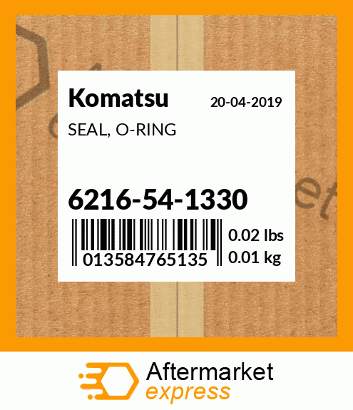 Spare part 6216-54-1330 + SEAL, O-RING