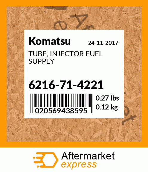 TUBE, INJECTOR FUEL SUPPLY