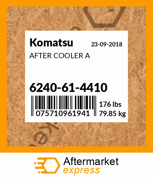 AFTER COOLER A 6240-61-4410