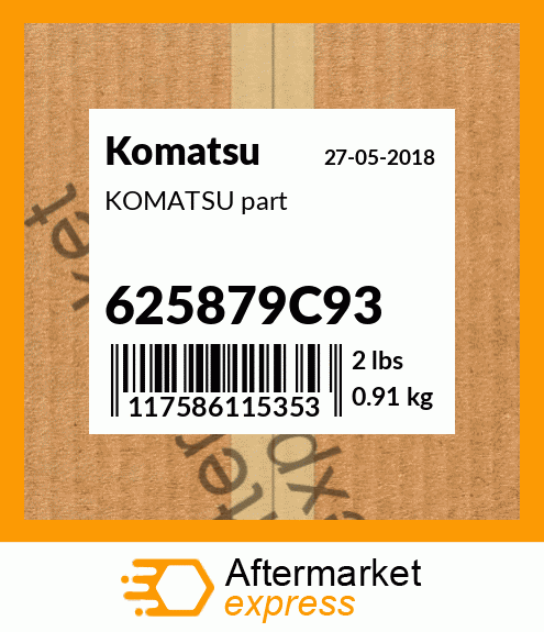 KOMATSU part 625879C93