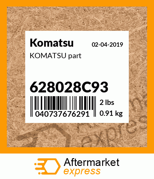 KOMATSU part 628028C93