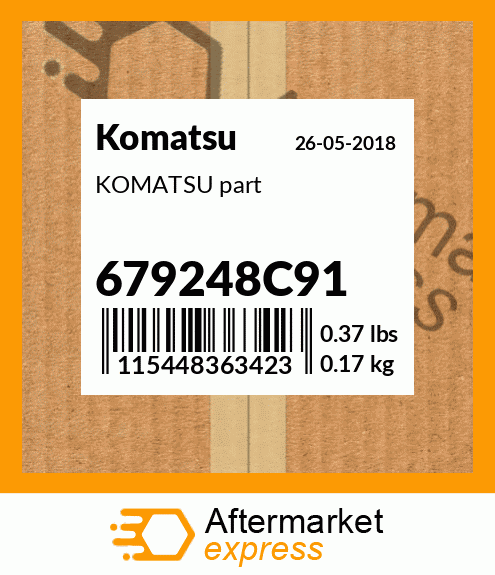 KOMATSU part 679248C91