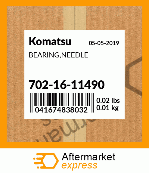 Spare part 7021611490 + BEARING,NEEDLE