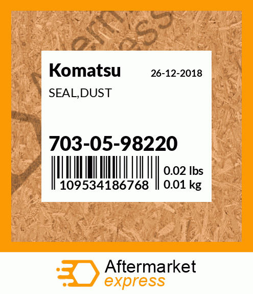 Spare part 7030598220 + SEAL,DUST