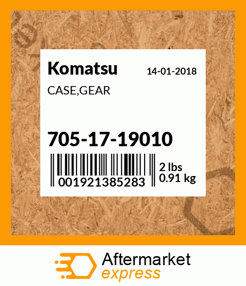 CASE,GEAR 705-17-19010